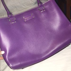 Purple Kate spade bag